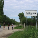 Măgura village sign